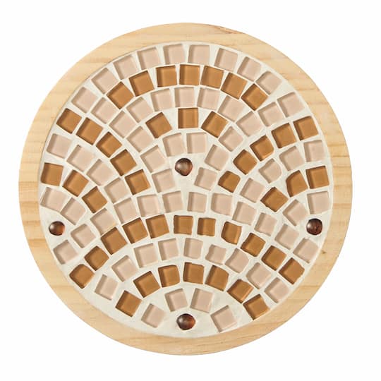 6" Round Trivet Neutral Mosaic Kit by Make Market®